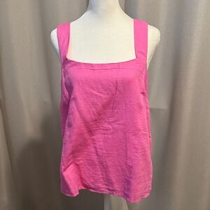 J. Crew Vibrant Pink Tank Top. NWT